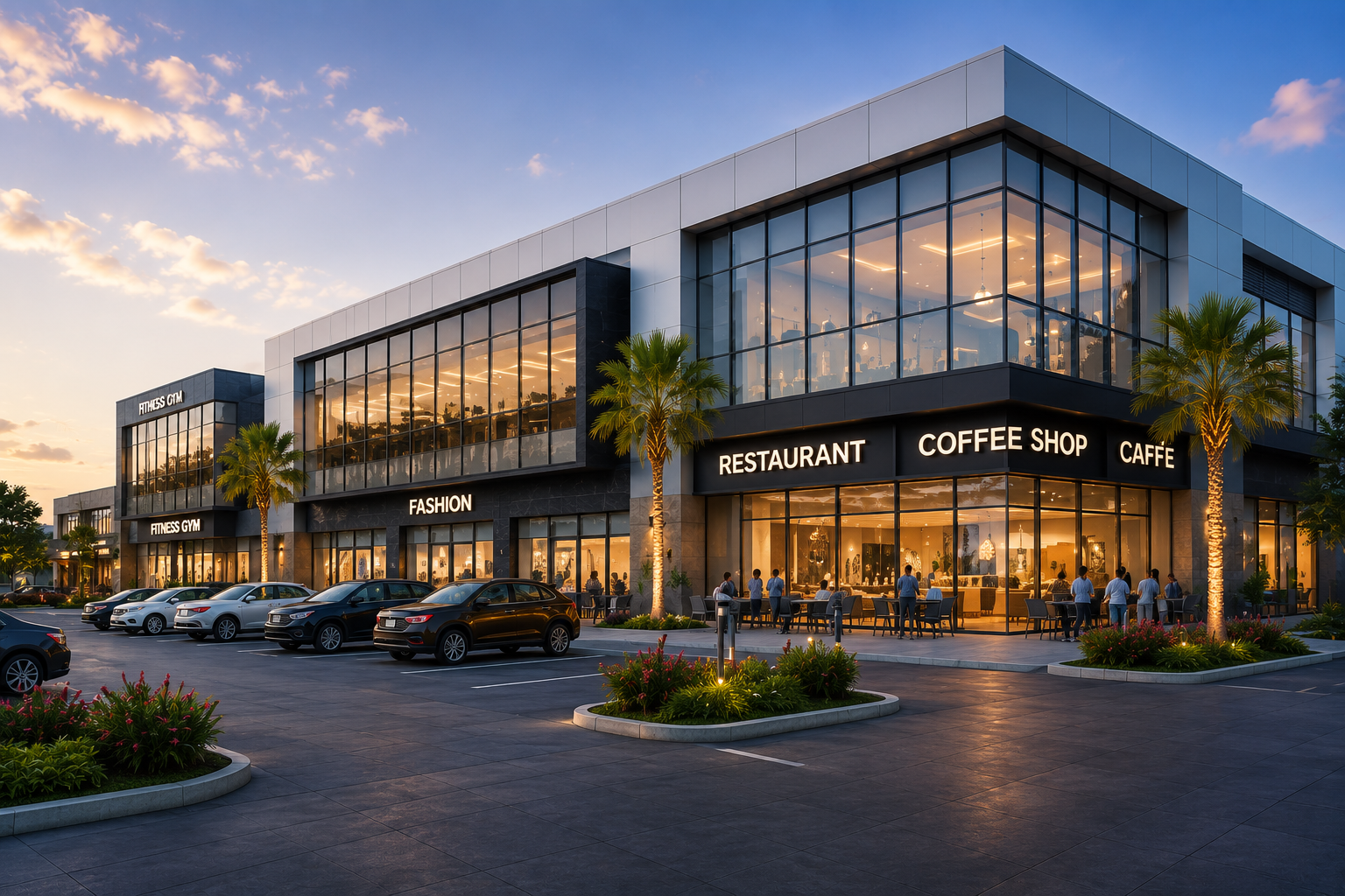 Commercial plaza project by AS Builder